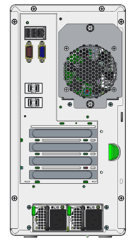 Server Tower Back